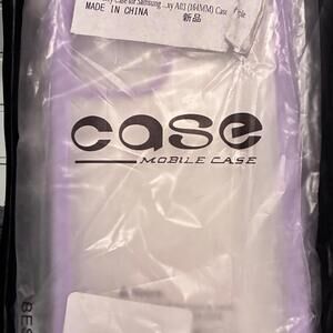 NWT‎ purple jelly case Plus screen-protector for Samsung A03